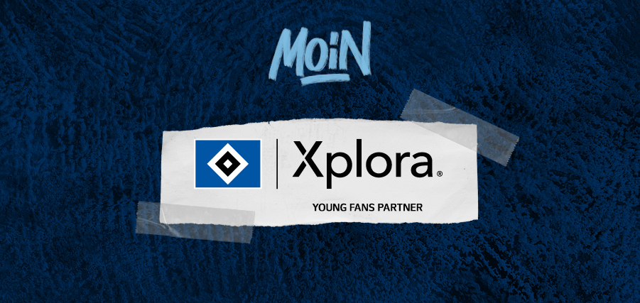 HSV freut sich über Xplora Technologies als Young Fans-Partner