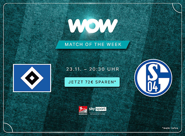 Das Match of the Week live auf WOW