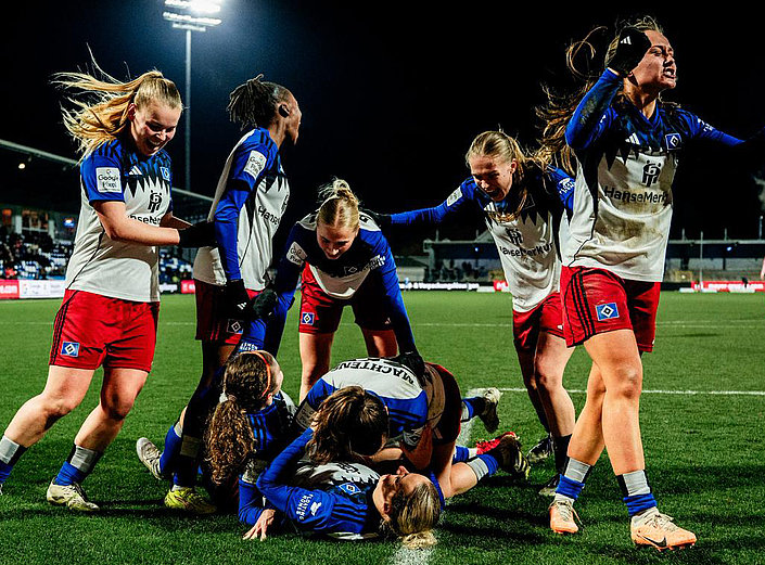 4:0 - HSV-Frauen mit Statement-Sieg in Hoffenheim