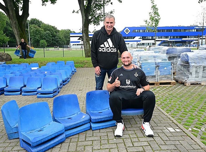 Ein Stück Volksparkstadion für zuhause