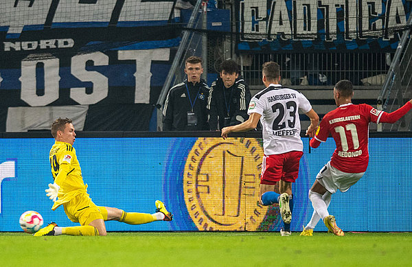 Keeper Matheo Raab celebrated his HSV debut and played a really strong game with some great saves.