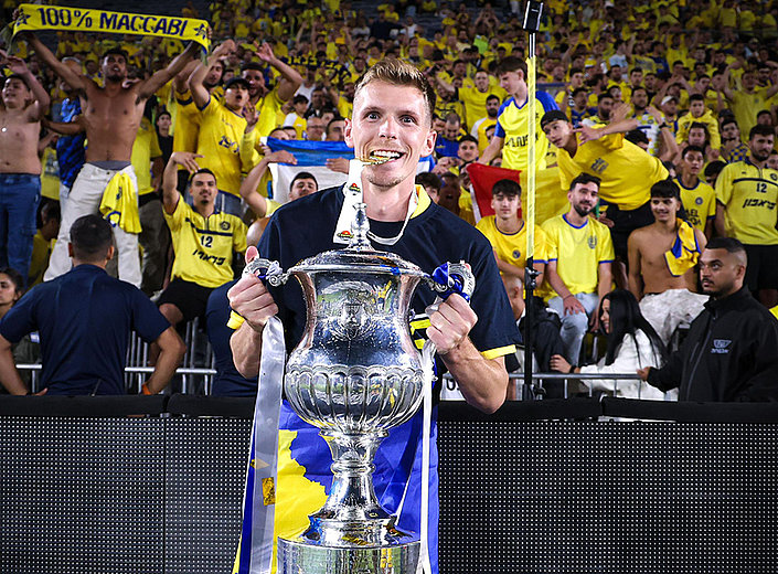 Emir Sahiti wird Pokalsieger mit Maccabi Tel Aviv