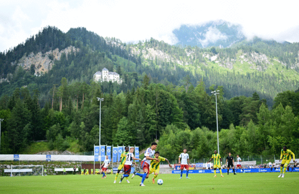 HSV faced FC Nantes surrounded by spectacular scenery in Saalfelden, Austria.