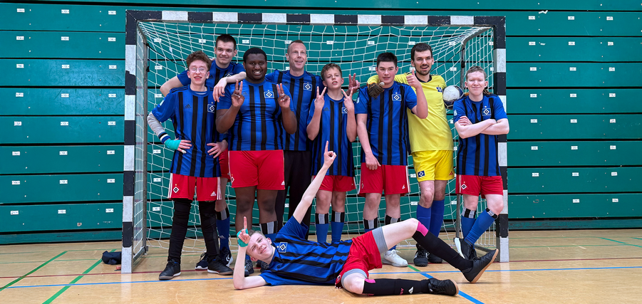 Erste Turniererfahrung für inklusive HSV-Fußballgruppe