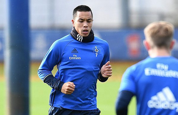 Bobby Wood im Training.