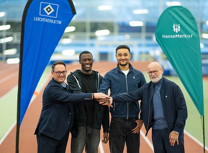 HanseMerkur wird Leichtathletik-Hauptpartner – Deutsche Top-Athleten verlängern beim HSV