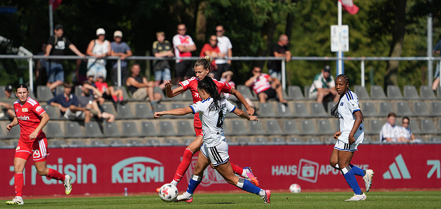 HSV-Frauen mit erkenntnisreichem 2:2 gegen Union Berlin