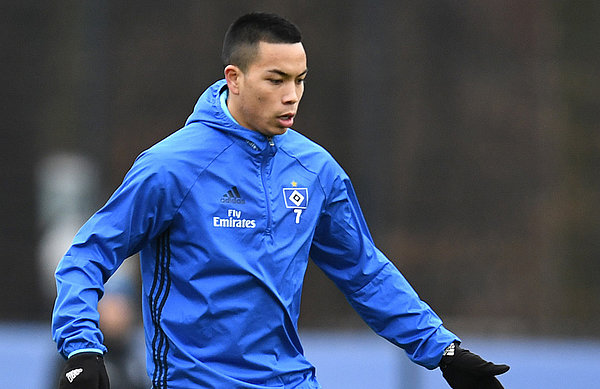 Bobby Wood auf dem Trainingsplatz.