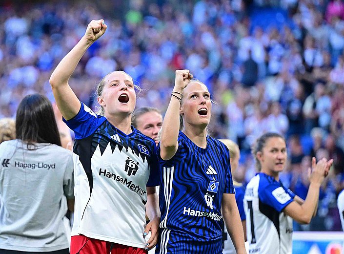 Duell der Aufsteigerinnen im Volksparkstadion