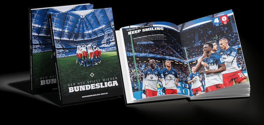 „Der HSV spielt wieder Bundesliga“: Jahrbuch zur Saison 2025/26