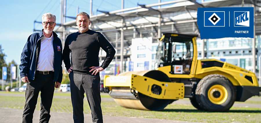 HKL BAUMASCHINEN bleibt Partner des HSV
