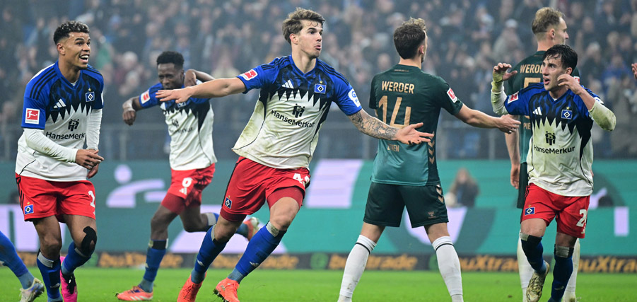 HSV defeat Werder Bremen 3-2 to win an incredible Nordderby!