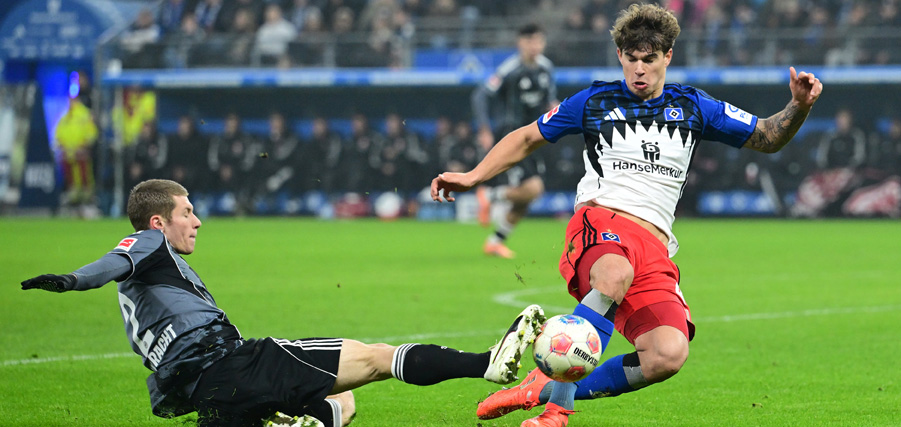 HSV and Eintracht Frankfurt share the points in final game of year