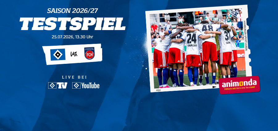 Testspiel gegen den 1. FC Heidenheim im Livestream verfügbar