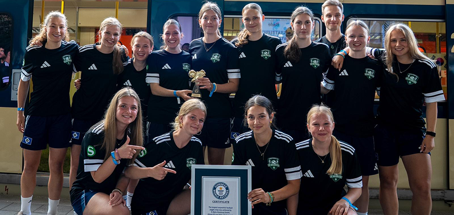 HSV U17-Frauen stellen neuen Guinness-Weltrekord auf